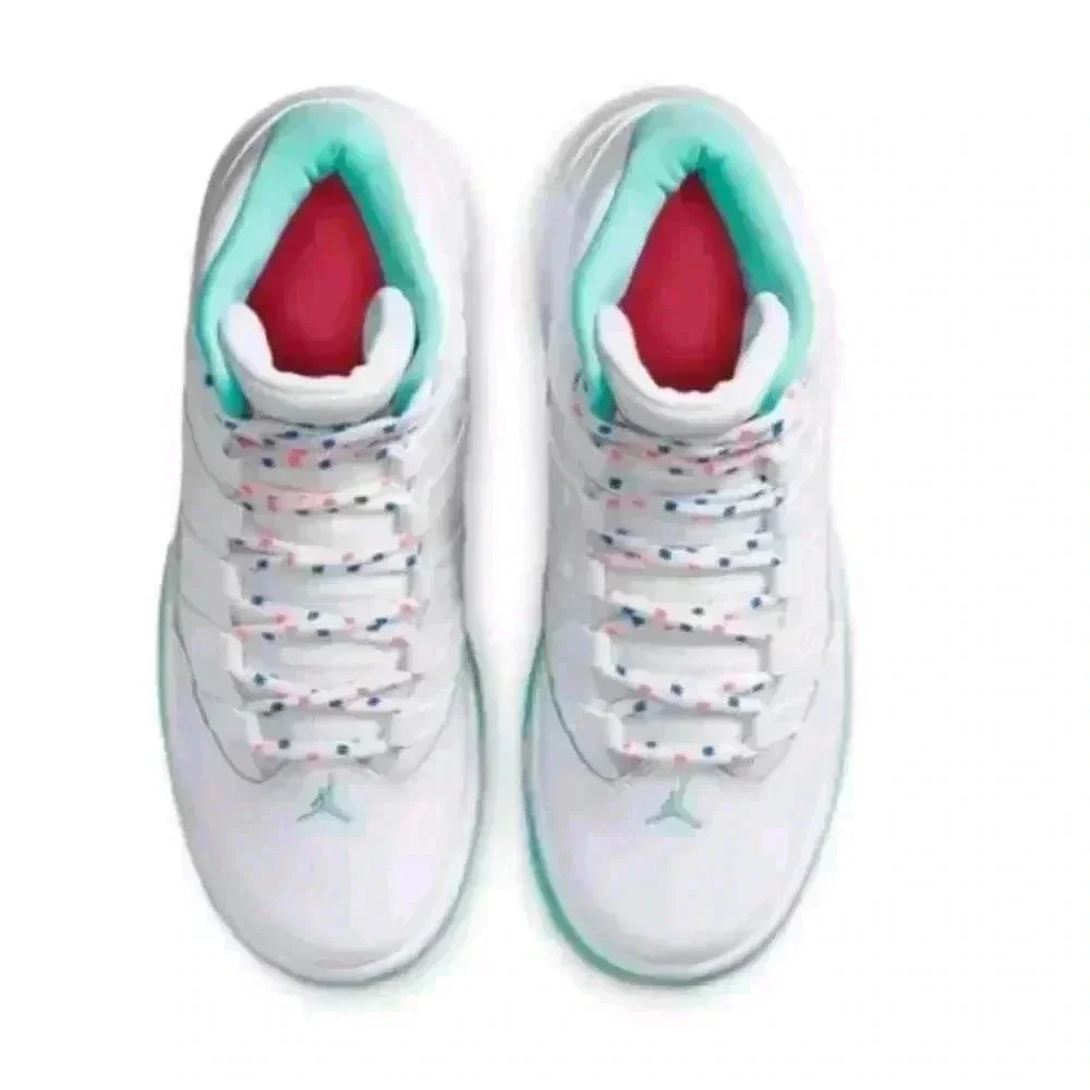 Jordan Unisex Youth Aura 'White Teal' Sneaker 13C